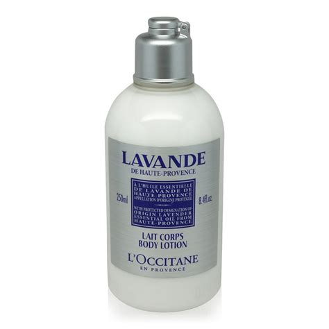 l'occitane lavender body lotion.